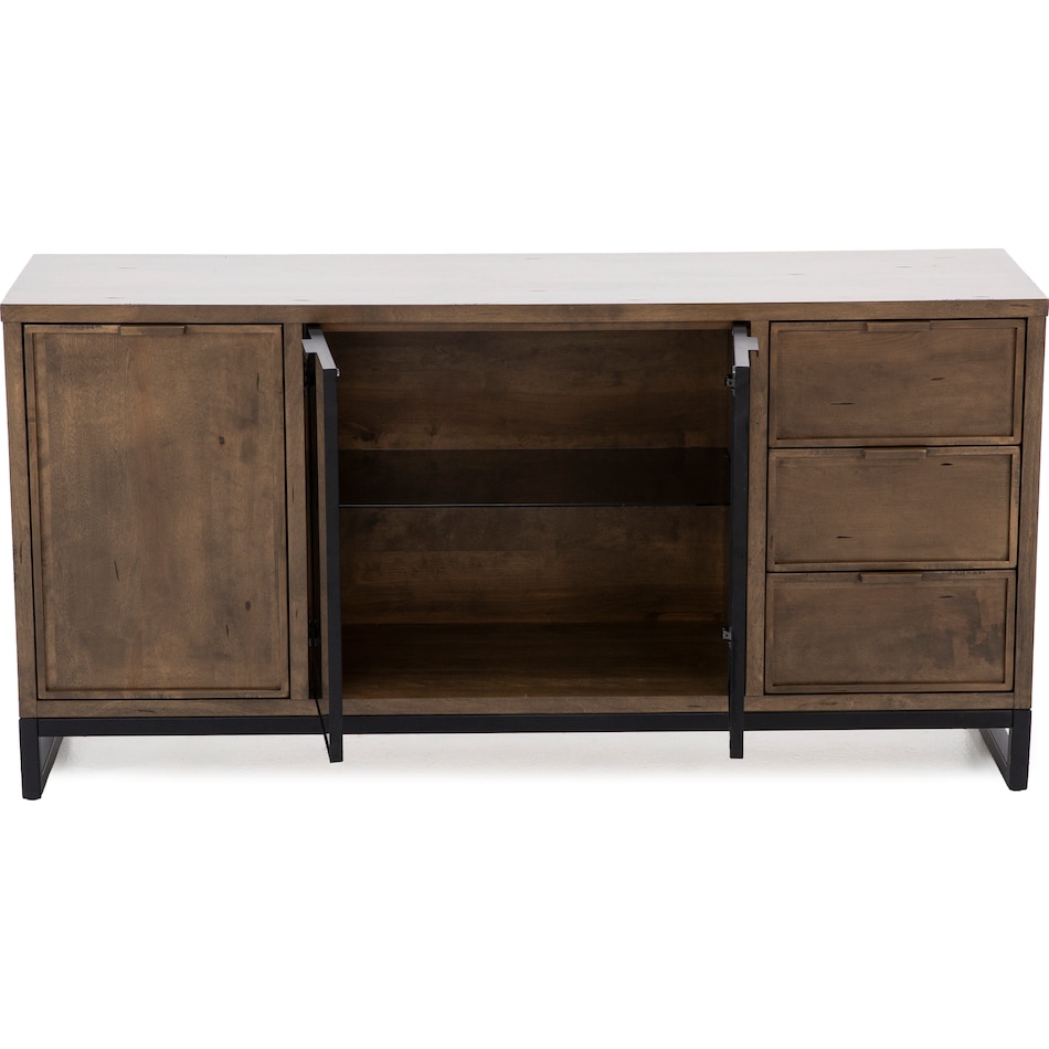 canadel brown buffet server sideboard   