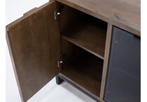 canadel brown buffet server sideboard   