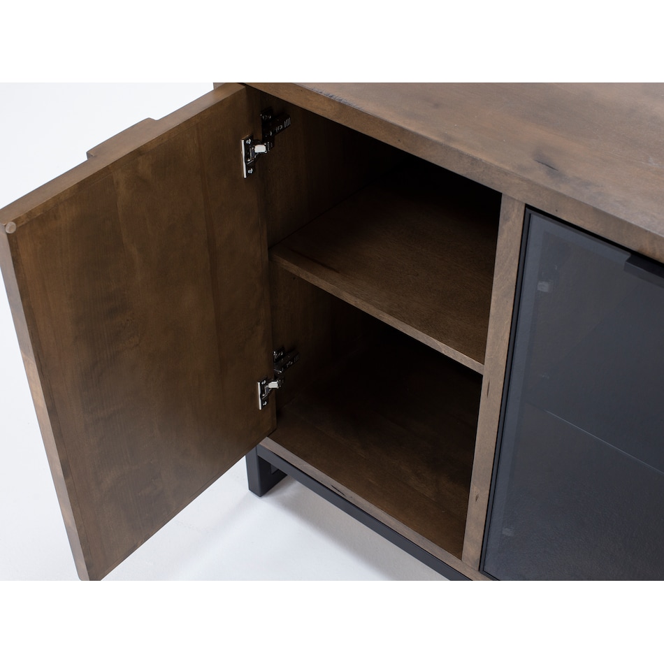 canadel brown buffet server sideboard   