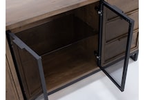 canadel brown buffet server sideboard   