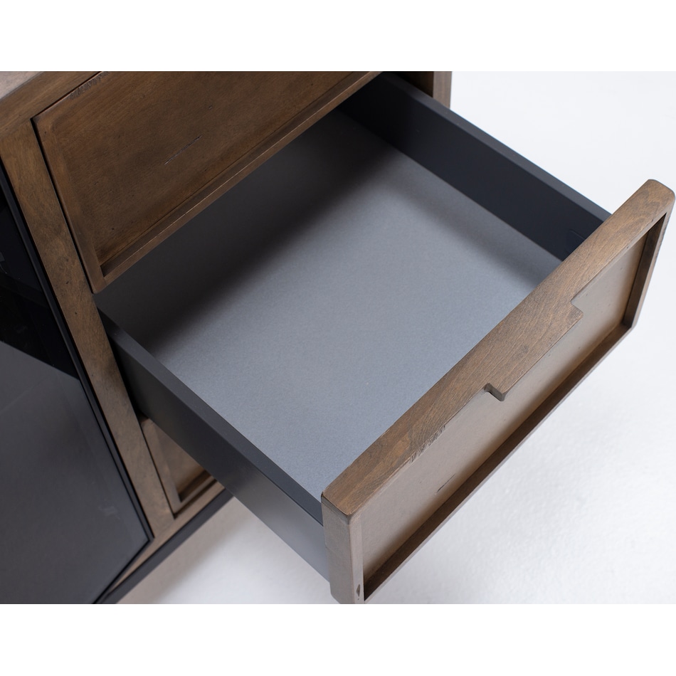 canadel brown buffet server sideboard   
