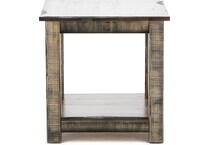 canadel brown end table chp  