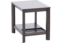 canadel brown end table fus  