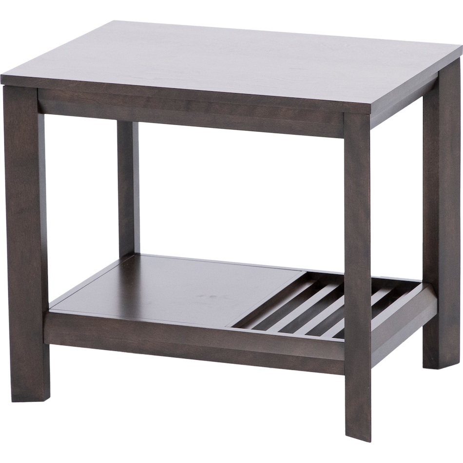 canadel brown end table fus  