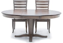 canadel brown standard height round oval pk  