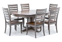 canadel brown standard height round oval pk  