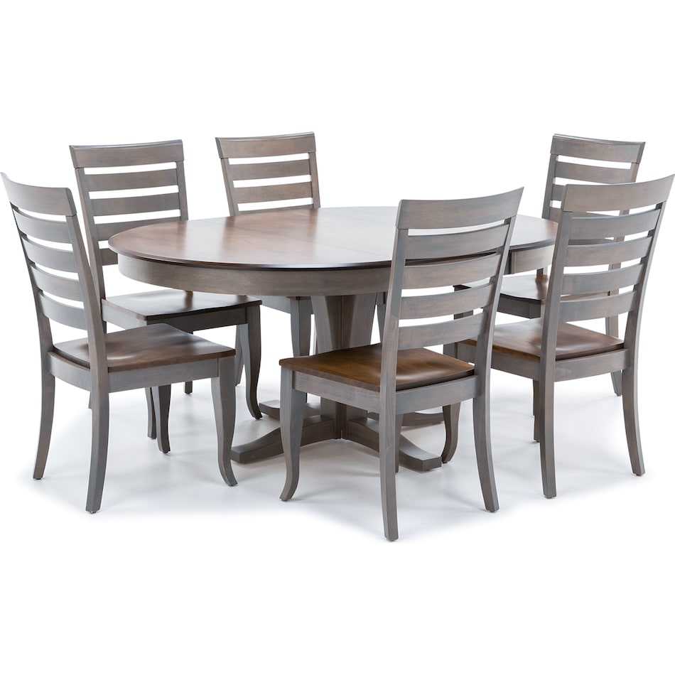 canadel brown standard height round oval pk  
