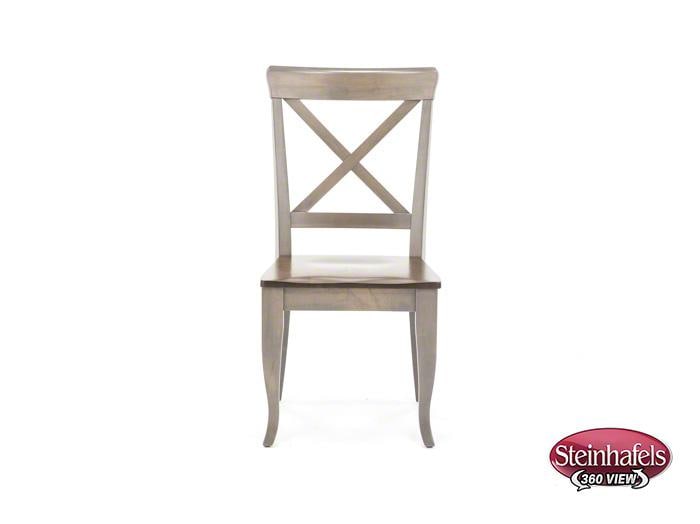 canadel brown standard height side chair  image   