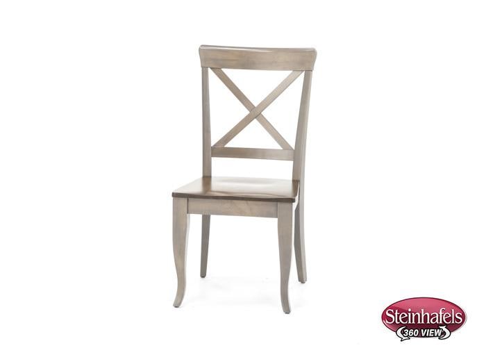 canadel brown standard height side chair  image   