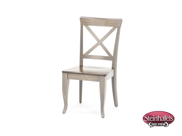 canadel brown standard height side chair  image   