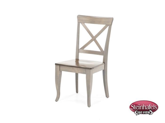 canadel brown standard height side chair  image   