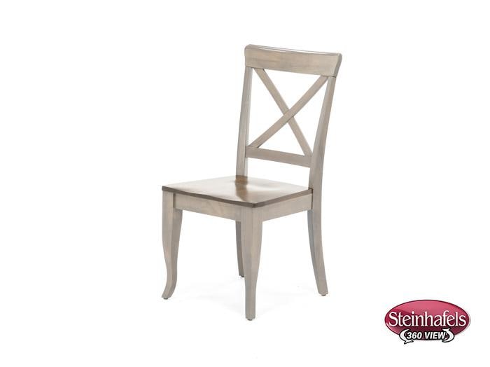 canadel brown standard height side chair  image   