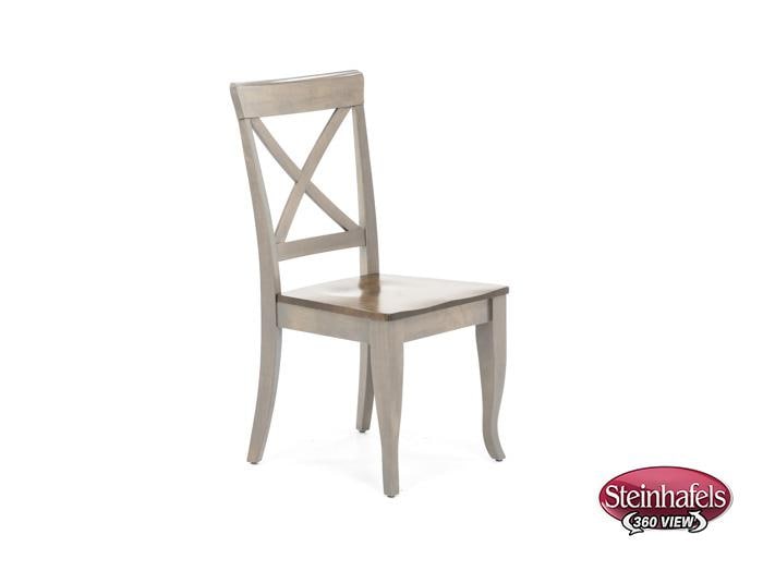 canadel brown standard height side chair  image   