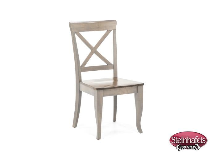 canadel brown standard height side chair  image   