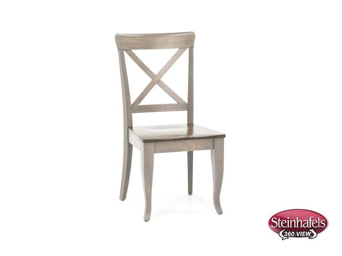 canadel brown standard height side chair  image   