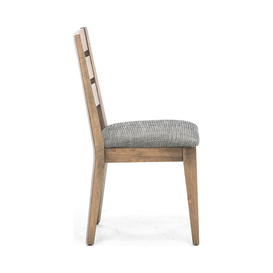 canadel brown standard height side chair   