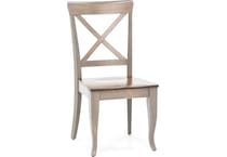 canadel brown standard height side chair   