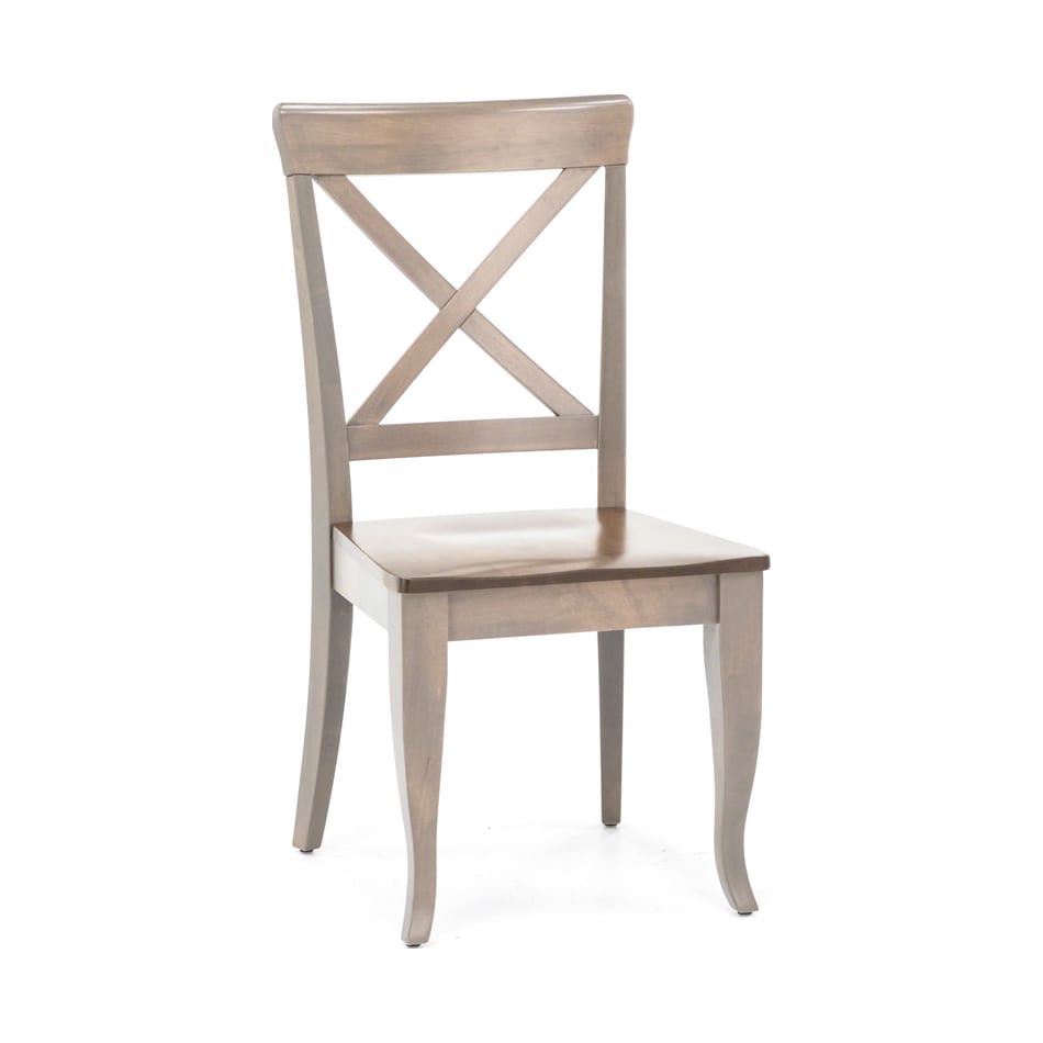 canadel brown standard height side chair   