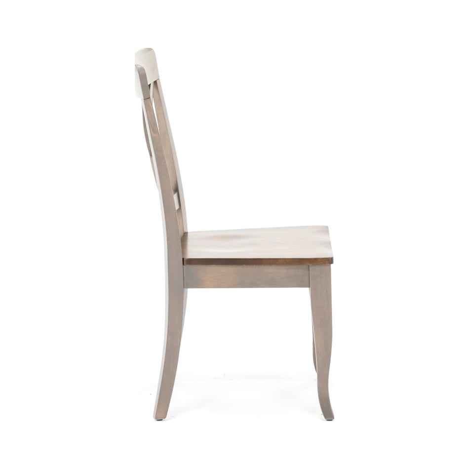 canadel brown standard height side chair   