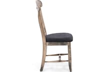 canadel distressed standard height side chair   