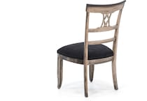 canadel distressed standard height side chair   