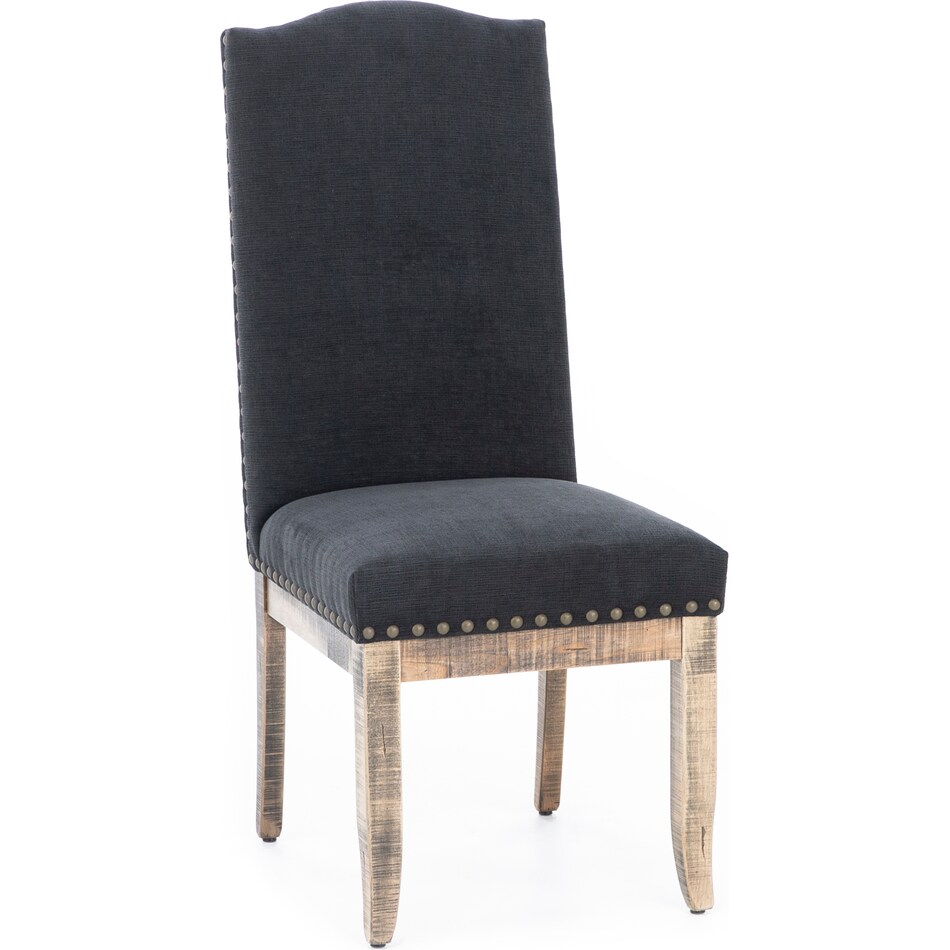 canadel distressed standard height side chair   