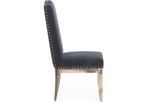canadel distressed standard height side chair   