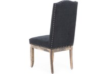 canadel distressed standard height side chair   