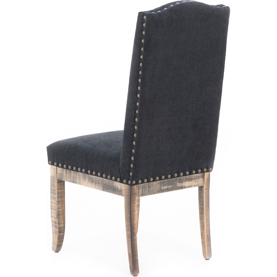 canadel distressed standard height side chair   