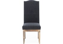 canadel distressed standard height side chair   