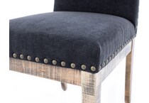 canadel distressed standard height side chair   