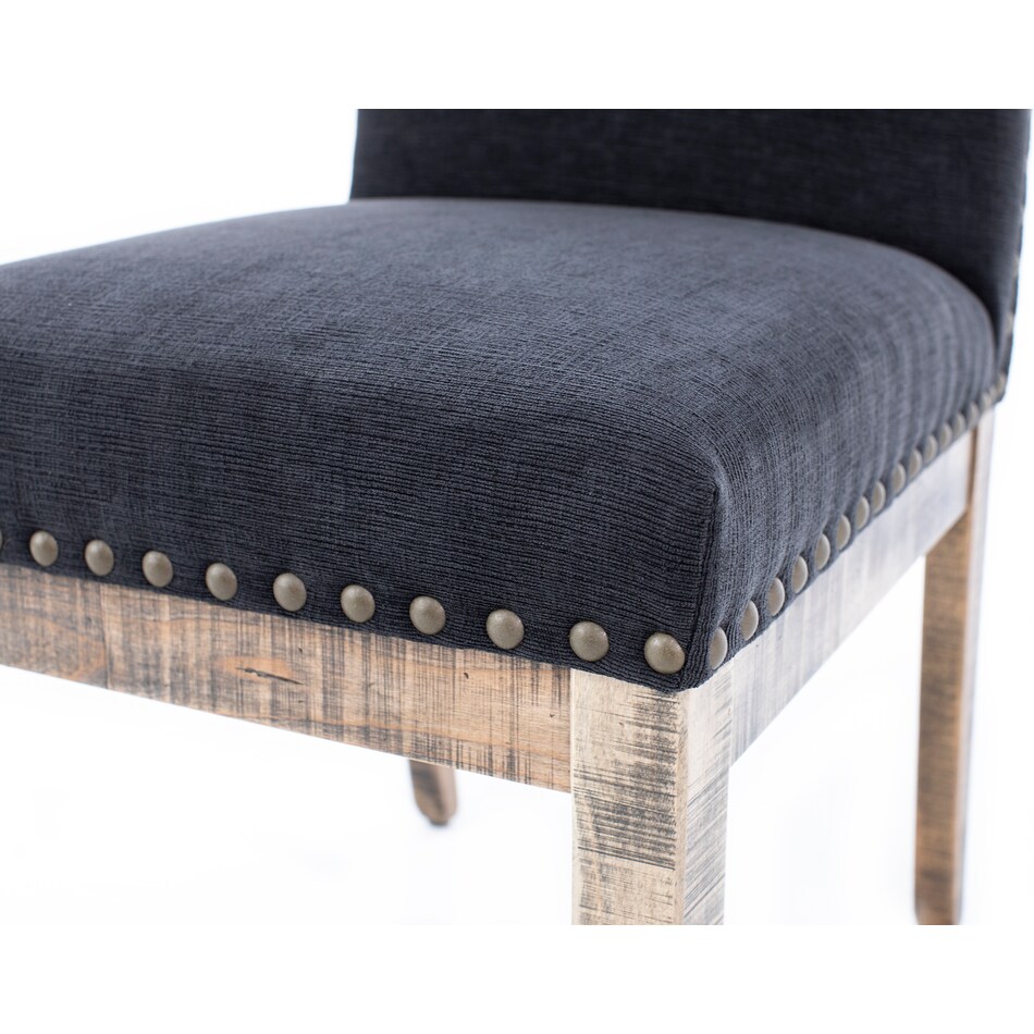 canadel distressed standard height side chair   