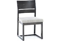 canadel distressed standard height side chair   