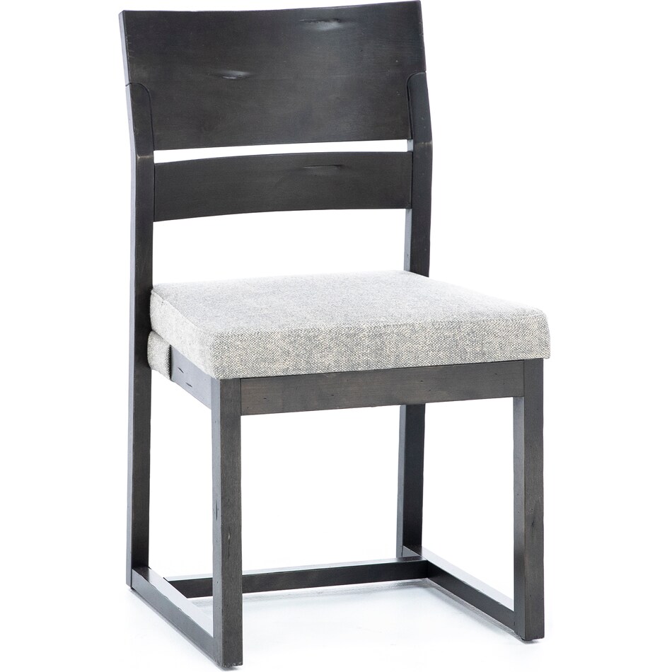 canadel distressed standard height side chair   