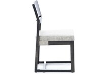 canadel distressed standard height side chair   