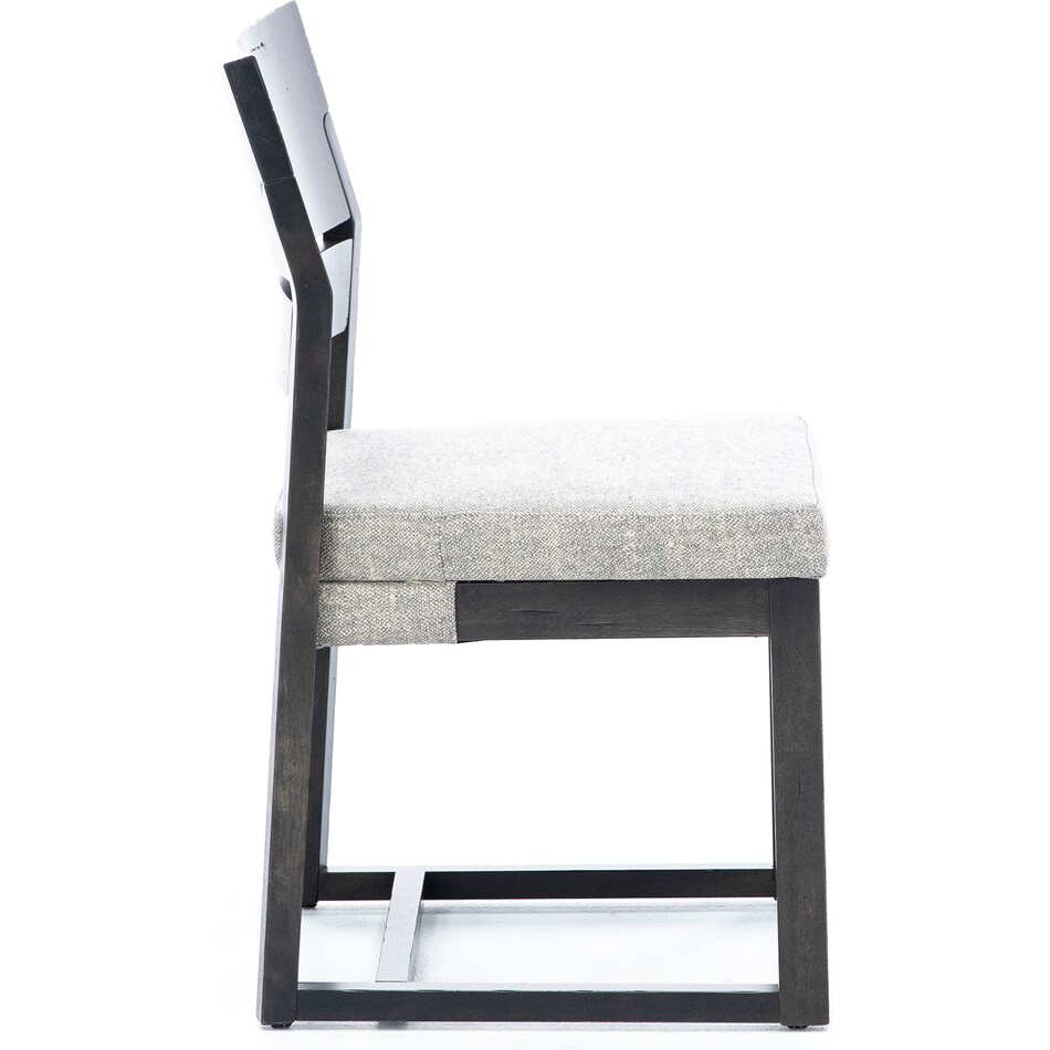 canadel distressed standard height side chair   