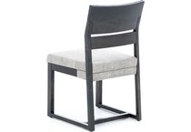 canadel distressed standard height side chair   