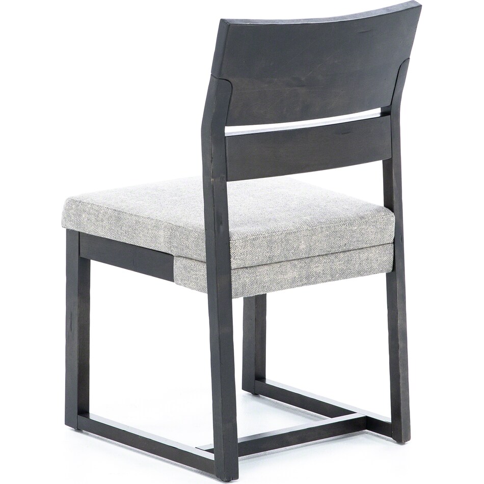 canadel distressed standard height side chair   