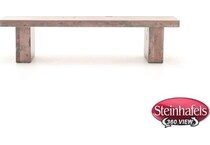 canadel grey inch standard seat height bench  image   