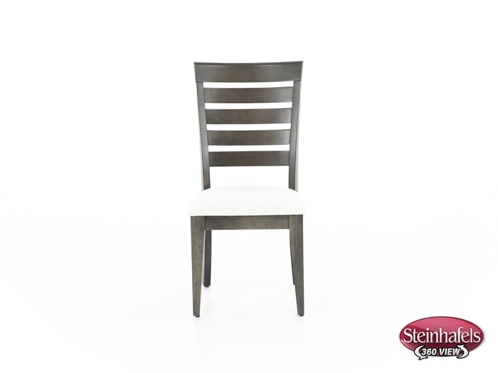 canadel grey inch standard seat height side chair  image   