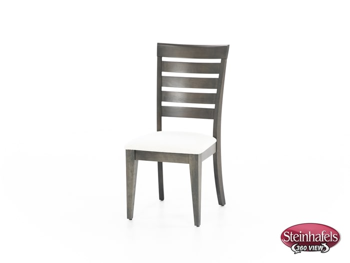 canadel grey inch standard seat height side chair  image   