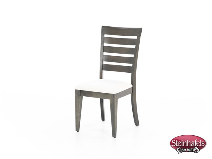 canadel grey inch standard seat height side chair  image   