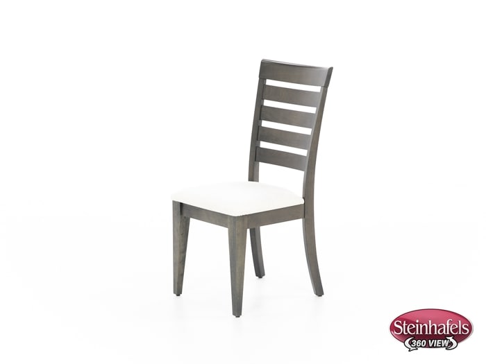 canadel grey inch standard seat height side chair  image   