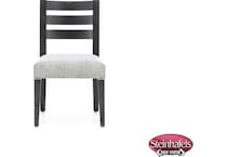 canadel grey inch standard seat height side chair  image   
