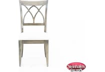 canadel grey inch standard seat height side chair  image   