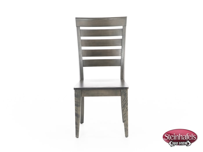 canadel grey inch standard seat height side chair  image   