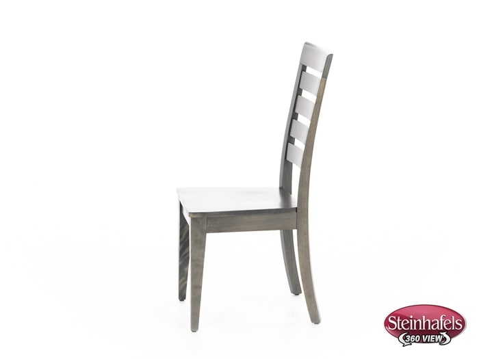 canadel grey inch standard seat height side chair  image   