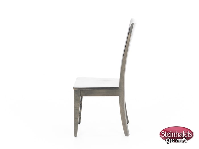 canadel grey inch standard seat height side chair  image   