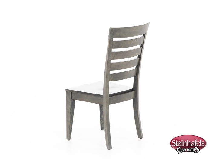 canadel grey inch standard seat height side chair  image   