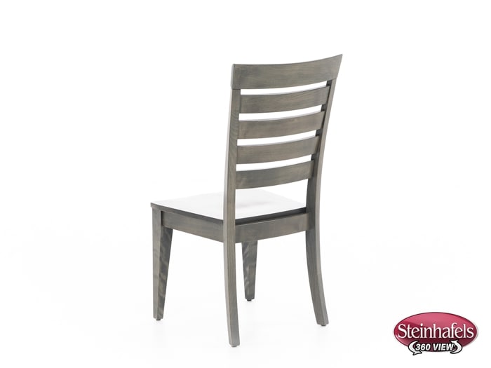 canadel grey inch standard seat height side chair  image   